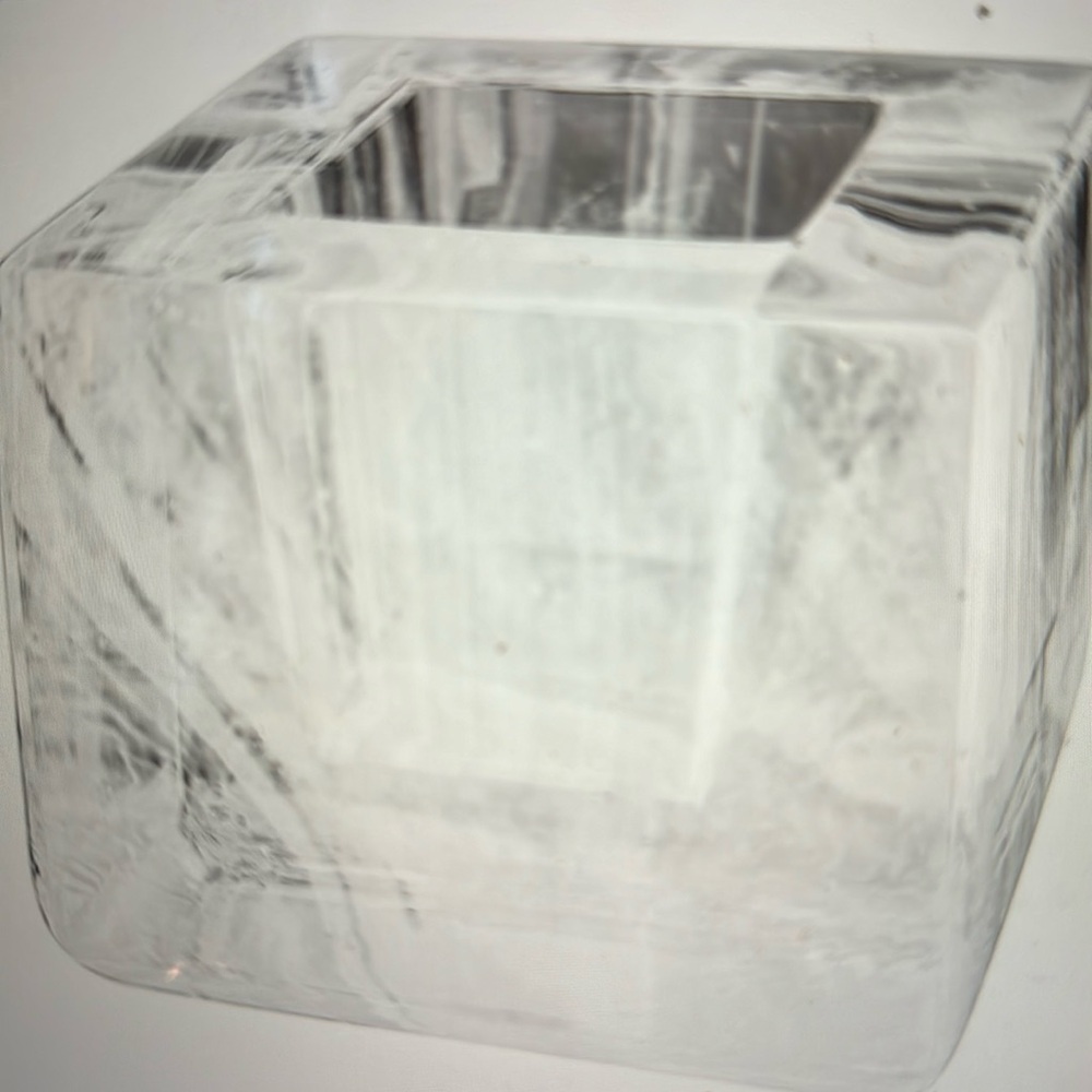 Posts view Brick votive in white